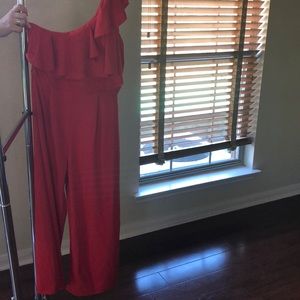 Red jumpsuit